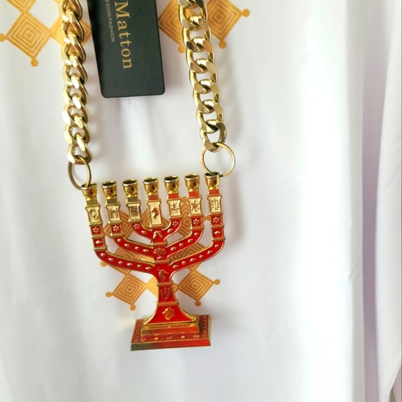 Luc Matton size XL white and gold - Picture 2 of 14